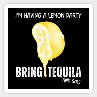 Lemon Party and Tequila Sticker